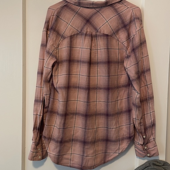 A NEW DAY flannel button up - Picture 2 of 3